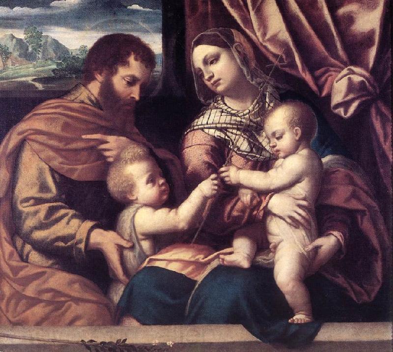 MORETTO da Brescia Holy Family su